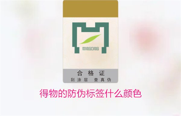 得物的防偽標(biāo)簽什么顏色？了解得物防偽標(biāo)簽顏色及其辨識(shí)技巧(圖3)