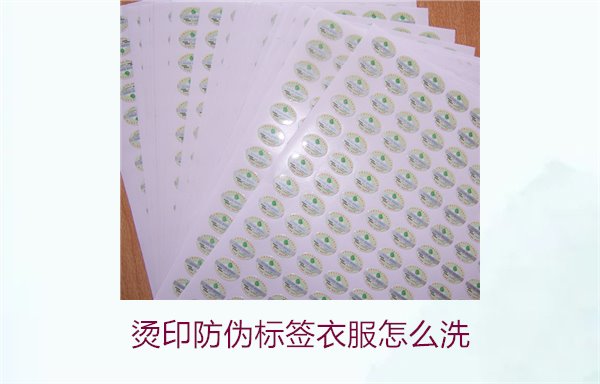 燙印防偽標(biāo)簽衣服怎么洗？保護(hù)燙印防偽標(biāo)簽的正確清洗方法(圖1)